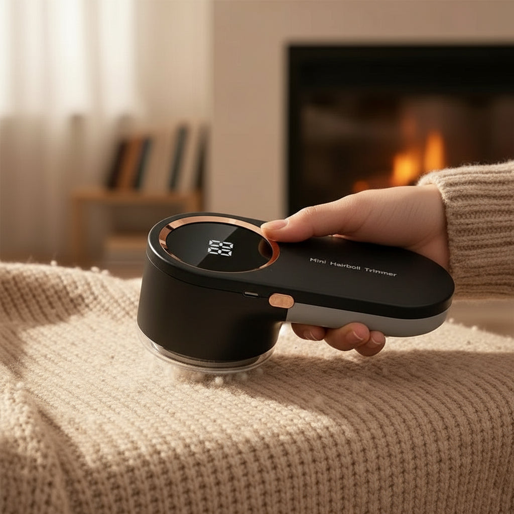 Rechargeable Fabric Shaver Pro™ – Keep Clothes Fresh, Smooth & New Again